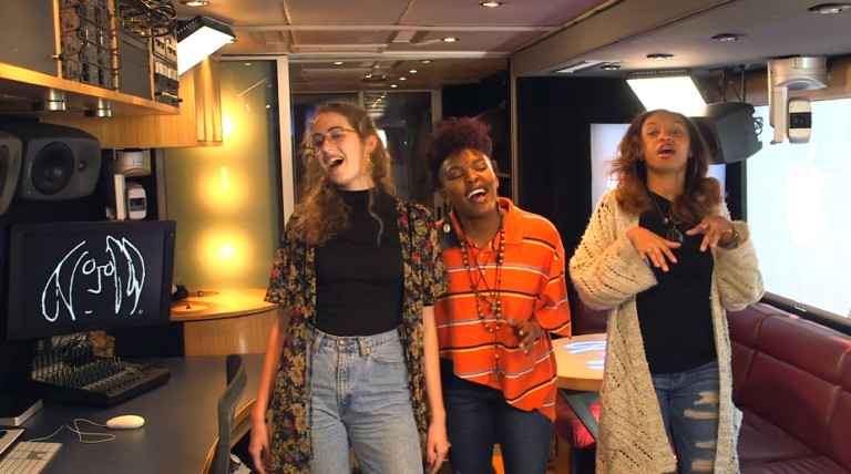 Charlotte Students Create Epic Music Video On The John Lennon Educational Bus