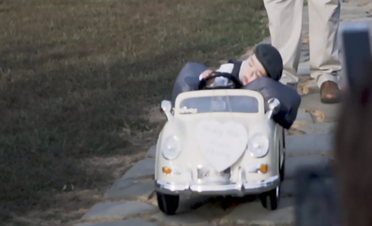 Video Of Toddler Falling Asleep At The Wheel At Charlotte-Area Wedding Now Going Viral