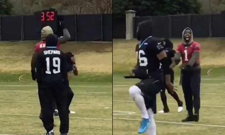 Cam Newton Lit Up With Joy When The Train Honked Its Horn For Him