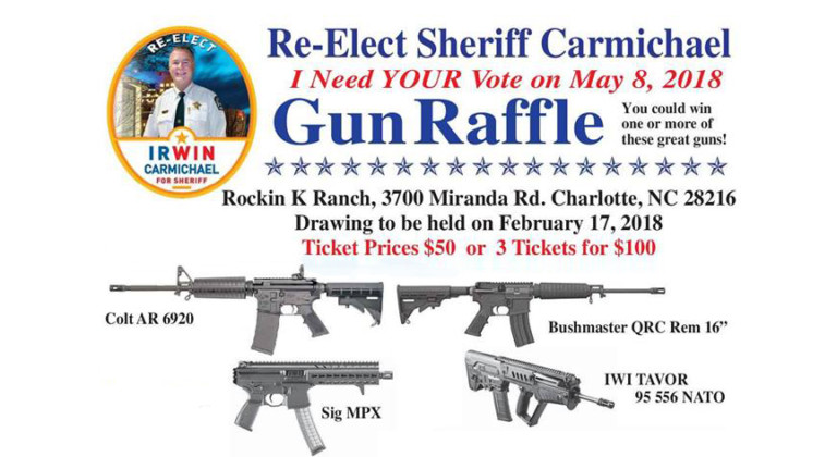 Mecklenburg County’s Sheriff Cancels His ‘Gun Raffle’ After Florida Shooting