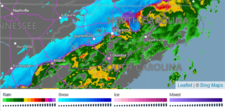 Charlotte Is Now Under A Winter Weather Advisory