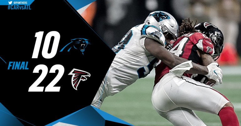 Panthers Lose To Falcons – Now Face Rivals On The Road In First Wildcard Playoff Game