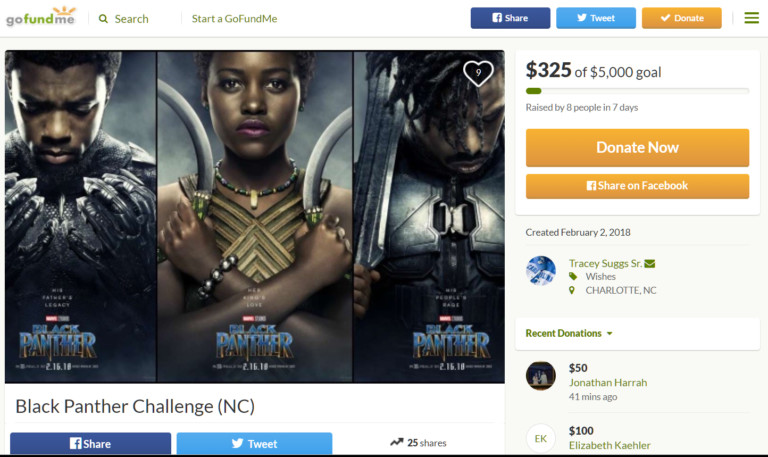 Charlotte Man Started GoFundMe To Take Inner-City Youth To Black Panther Movie