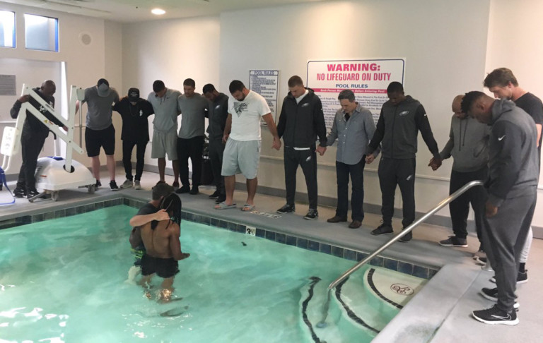 Did Philadelphia Eagles WR’s Baptism in Charlotte Help Win The Super Bowl?