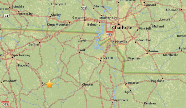 Earthquake Struck Charlotte Region Yesterday Morning