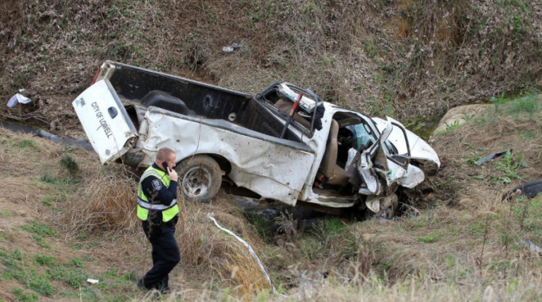 Escaped Inmate Steals Truck and Crashes on I-85 in Gaston County