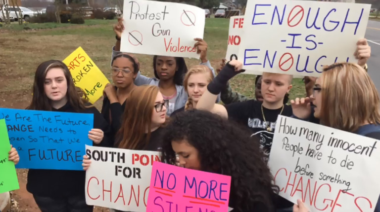 Gaston County Students Suspended For Protesting Gun Violence