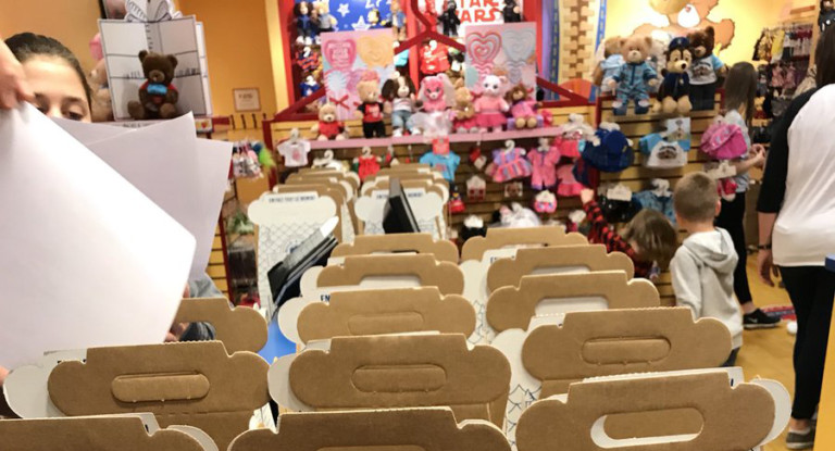 Students Hand-Make 440 Stuffed Animals For Valentines Day at Charlotte Children Hospitals