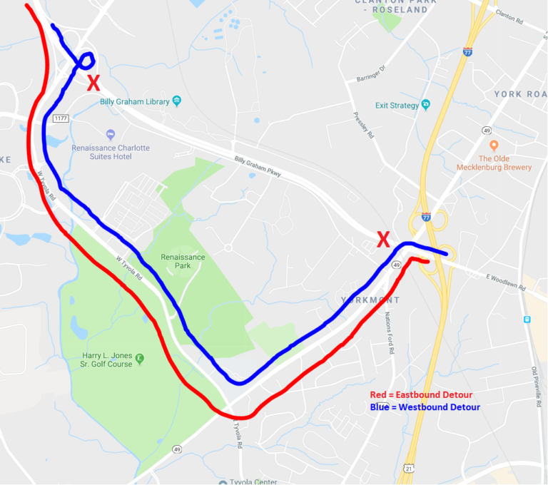 Billy Graham Parkway Shutting Down As President Trump Visits Charlotte