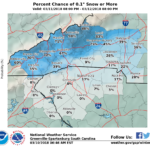 charlotte will get snow on monday