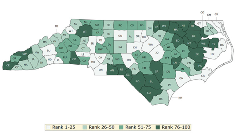 Mecklenburg Ranked As One Of The Healthiest Counties in Our State