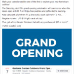 Gandoer Outdoors gastonia opening time