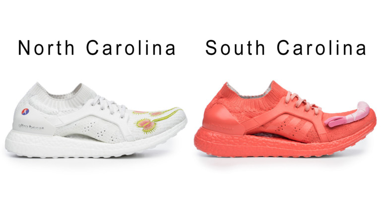 Adidas Just Created Iconic Sneakers To Represent Each State – Here Are The Carolinas