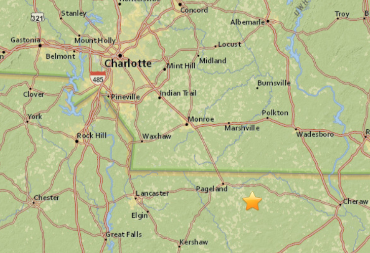 Earthquake Struck The Charlotte Region Yesterday