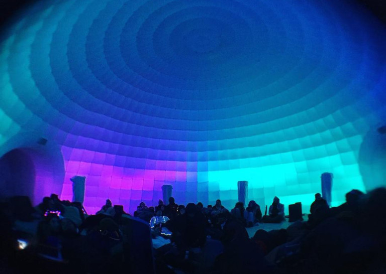 Giant Inflatable Igloo Bringing Immersive Sound Experiences To Plaza Midwood