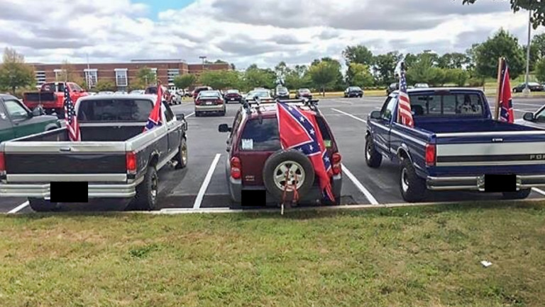 NC High School Students Suspended For Flying Confederate Flags On Their Trucks