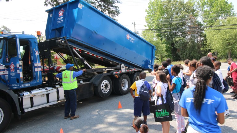 Wastequip Celebrates National Garbage Man Day In Charlotte With Youth Event