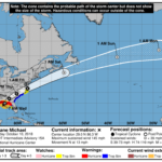 hurricane Michael hitting florida coast