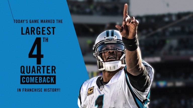 Panthers Achieve Historic Comeback After Being Down 17-0 In The 4th Against The Eagles