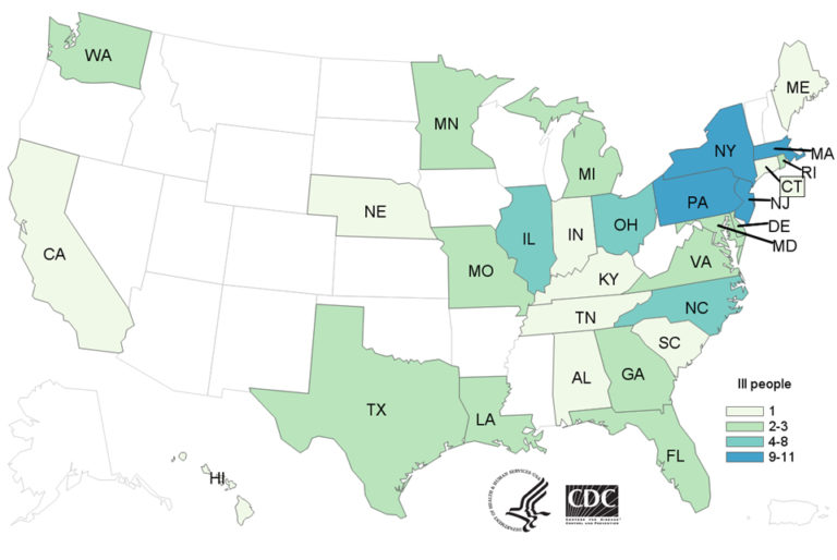 Drug-Resistant Salmonella Outbreak Spreads To North Carolina