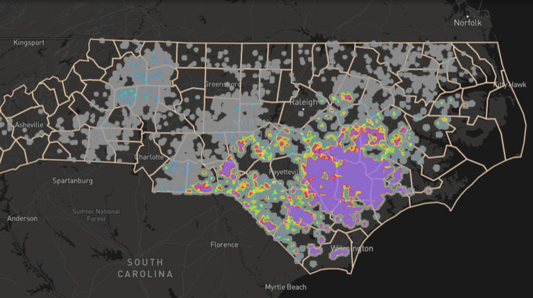 New Map Details Flooding From Florence of Thousands of NC’s Hog and Poultry Facilities