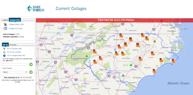 Thousands Still Without Power In The Carolinas After Florence and Michael