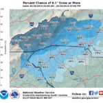 1 inch of snowfall map