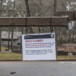 kings mountain national park government shutdown closed sign