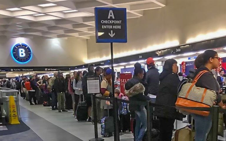 Lines Backing Up At Charlotte Douglas Airport As Shutdown Enters Day 24