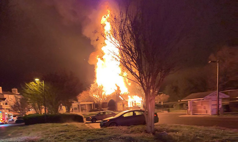 Massive 2-Alarm Fire Erupts At Charlotte Apartment Complex Early This Morning