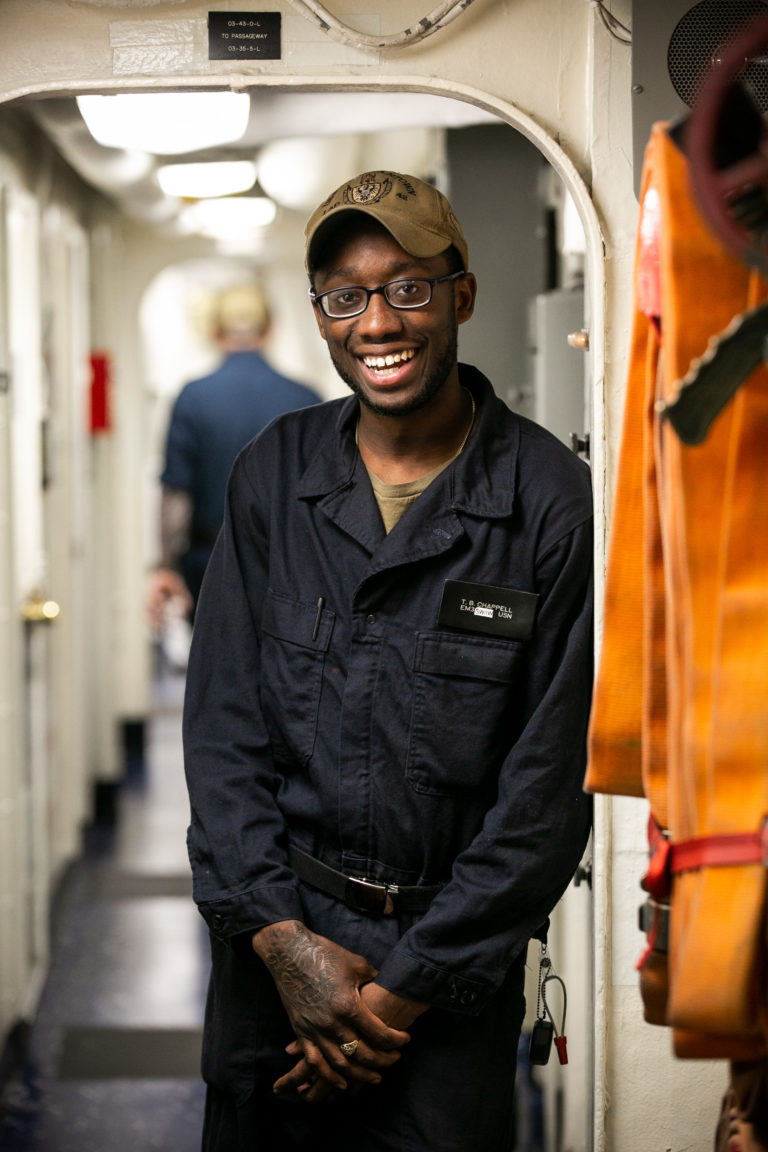 Matthews Native Serves Aboard U.S. Navy Warship Half A World Away