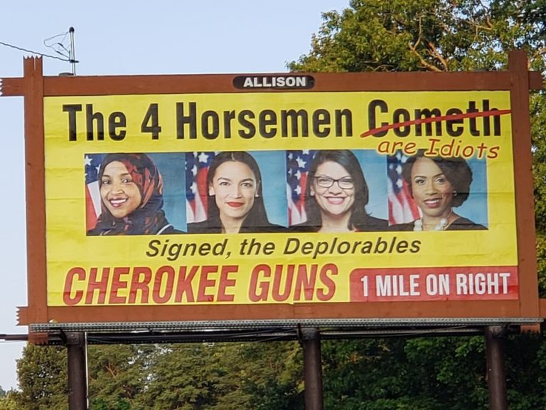 NC Gun Shop Targets 4 Congresswomen In Controversial New Billboard