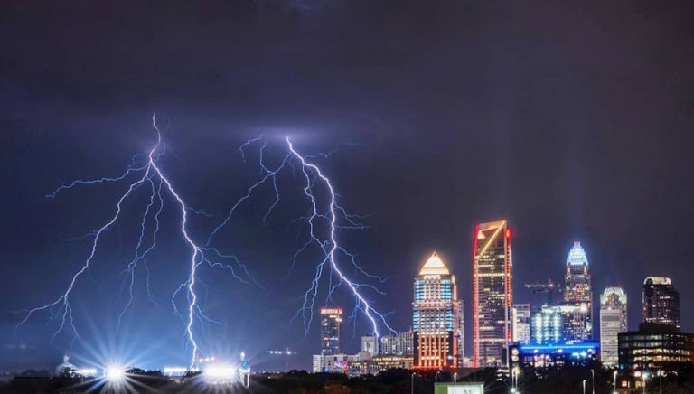 Freak Storm Flooded Creeks 9 Feet and Took Out Power and Trees Across Charlotte