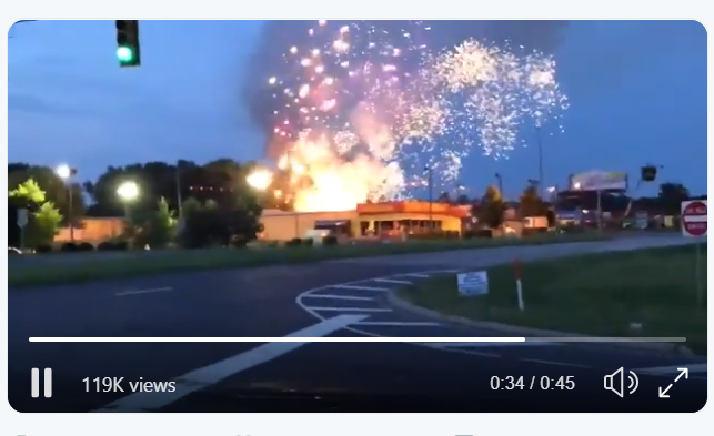 Fort Mill Firework Facility Catches Fire Resulting in Epic 4th of July Show