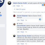 valerie davies smith hateful facebook comment