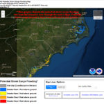 storm surges around the carolinas hurricane dorian