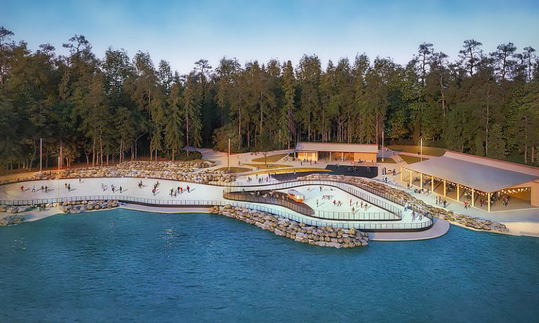 Whitewater Center’s 17,000 Sq Ft Ice Skating Rink With “Skate-Up Bar” Set To Open Next Week