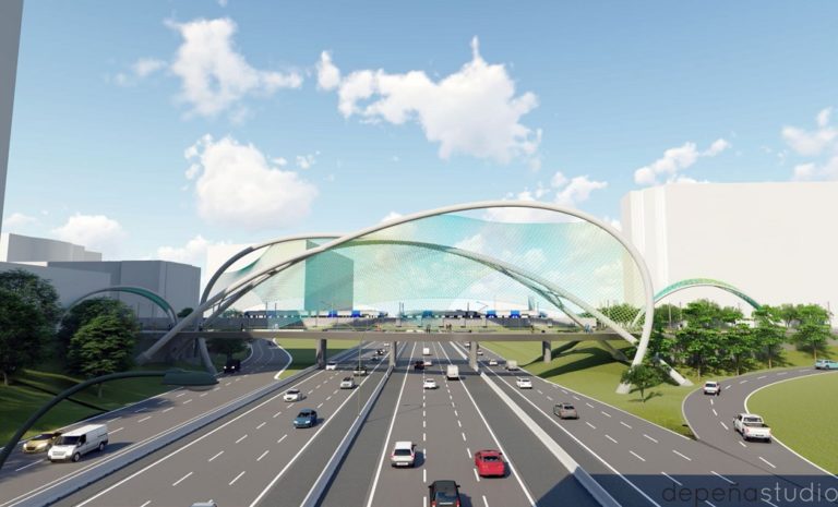 Charlotte Planning $11 Million Pedestrian Bridge Over 277 To Connect Uptown With South End