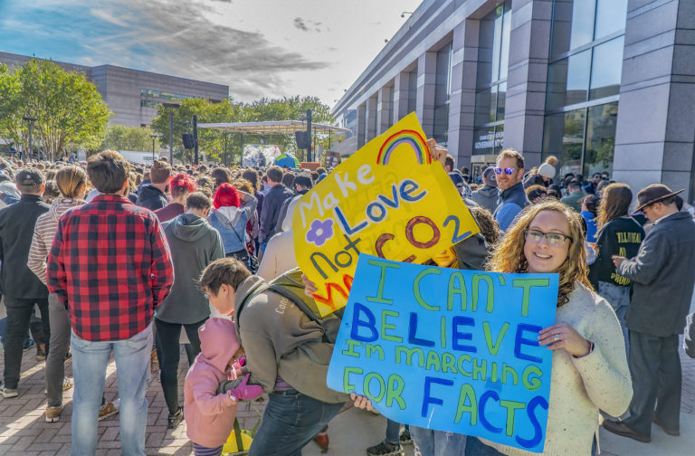 Yesterday’s Youth Climate Strike in Uptown Charlotte Making National Headlines