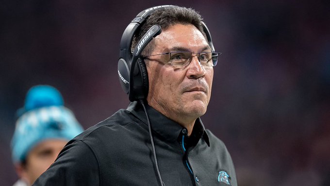 Carolina Panthers Head Coach Ron Rivera Has Just Been Fired