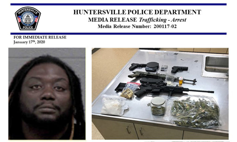 Huntersville Police Arrest Drug Trafficker After He Sold To Officers On 3 Separate Occasions