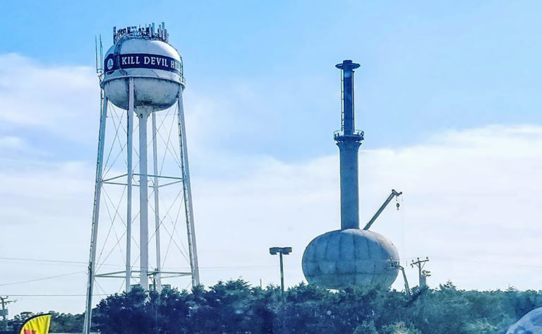 New North Carolina Water Tower Going Viral Due To Its Unusual Shape