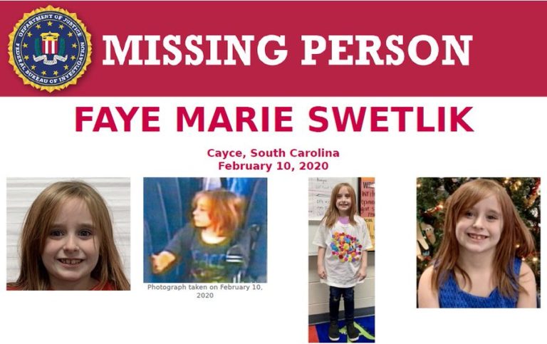 FBI Puts 6-Year-Old Faye Swetlik On ‘Most Wanted List’ As Search Enters 4th Day