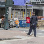 police walking during covid 19 shutdown small