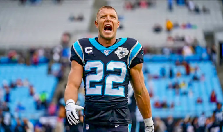 Panthers’ RB Christian McCaffrey Has Just Been Taken Out For The Rest of The Season