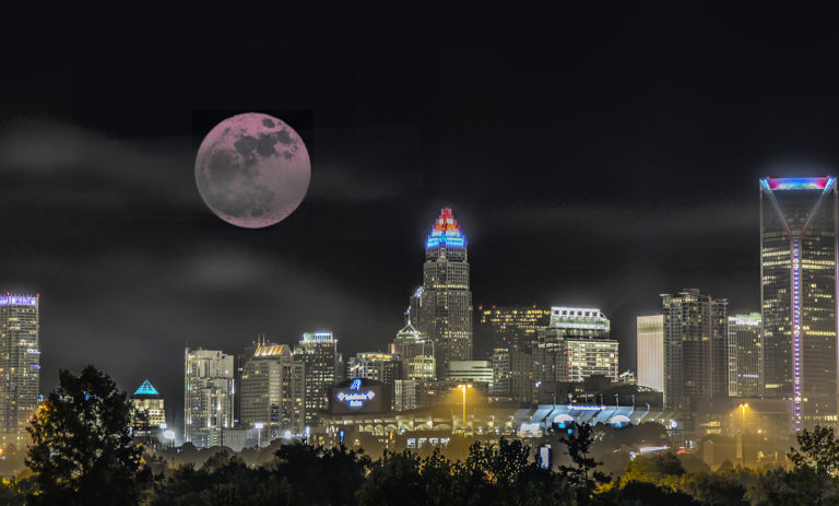 Rare Pink Moon and Sparkly Blue Lyrid Meteor Shower Will Light Up Charlotte This Weekend
