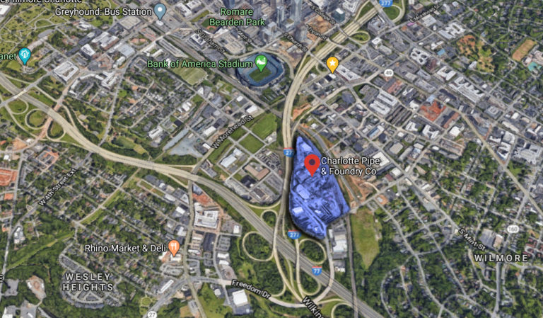Charlotte Pipe and Foundry Selling 55 Acre Parcel – Making Way For Possible New Panthers Stadium