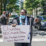 covid 19 protest no tithes for pastors uptown charlotte small