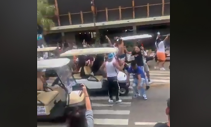 Video of Spontaneous Block Party On Myrtle Beach Strip Goes Viral As Quarantine Lifts