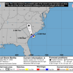 tropical storm bertha heading for Charlotte